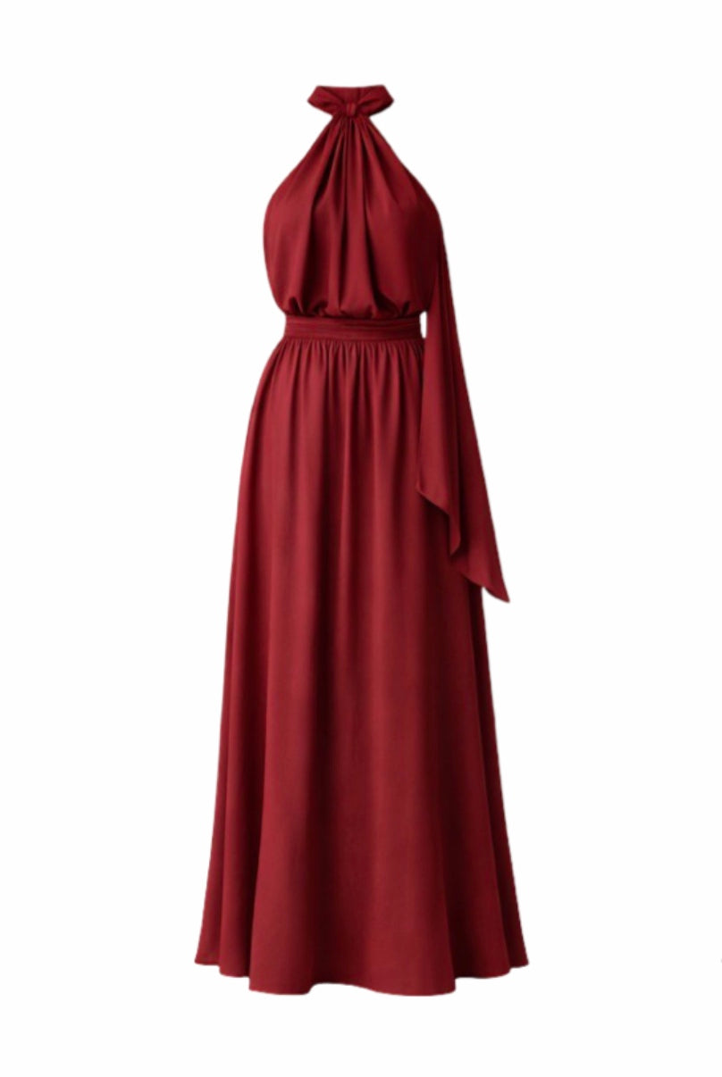 SERA Elegant cocktail dress with an open back