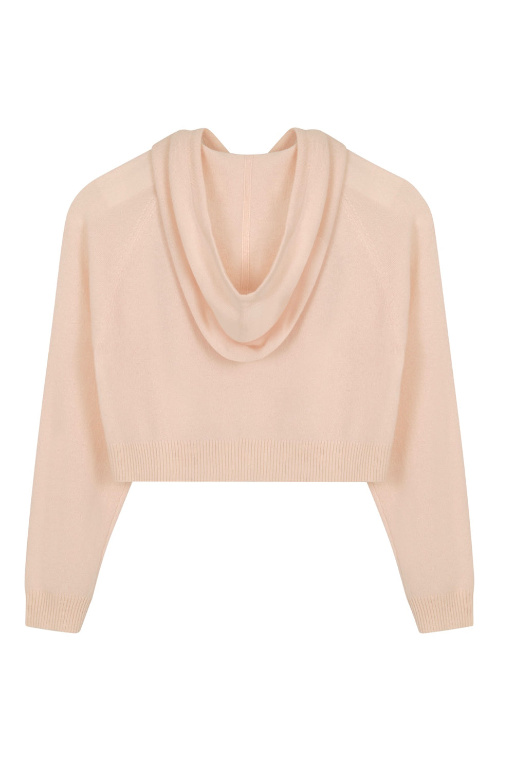 Cropped cashmere hoodie best sale