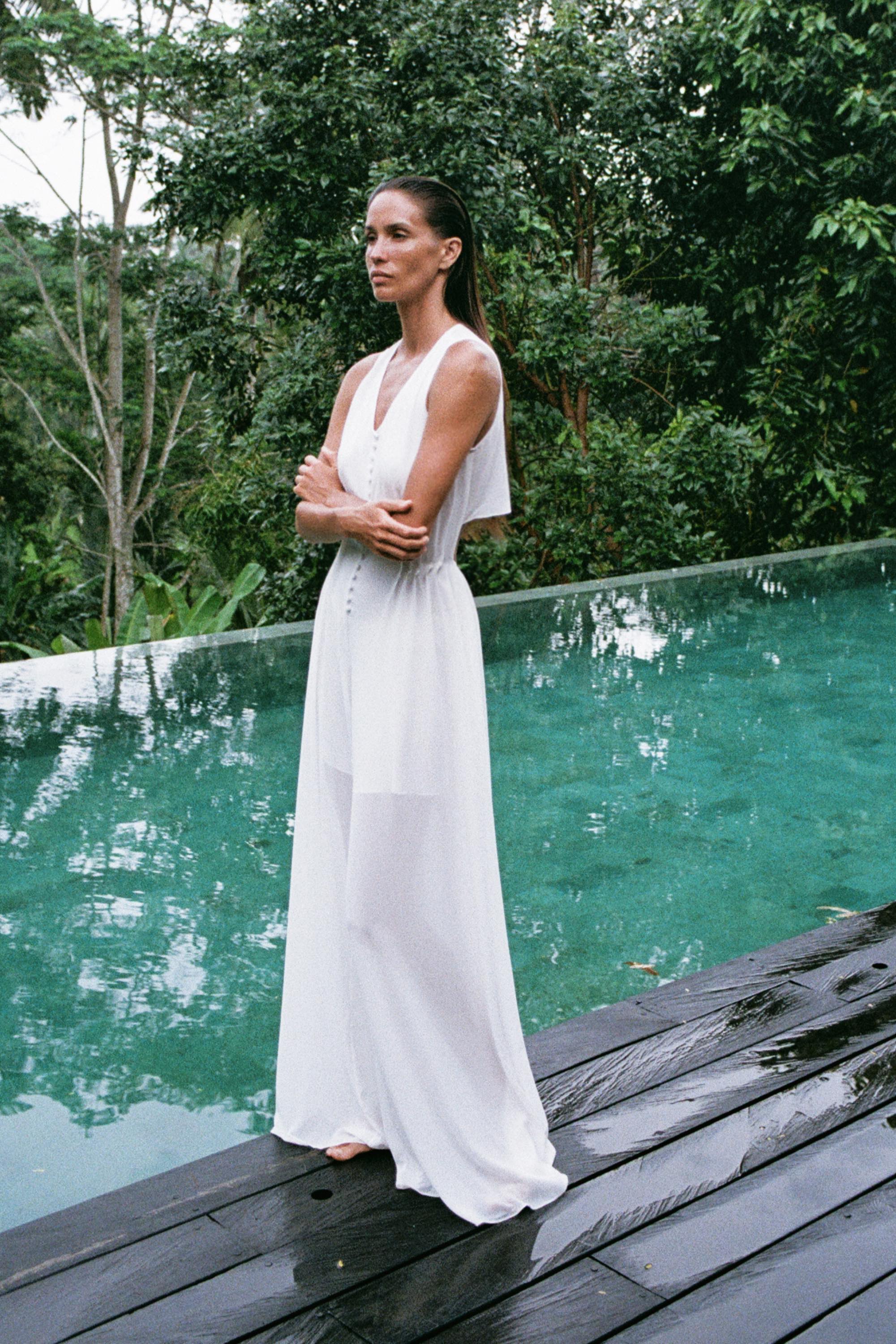 Foam jumpsuit long